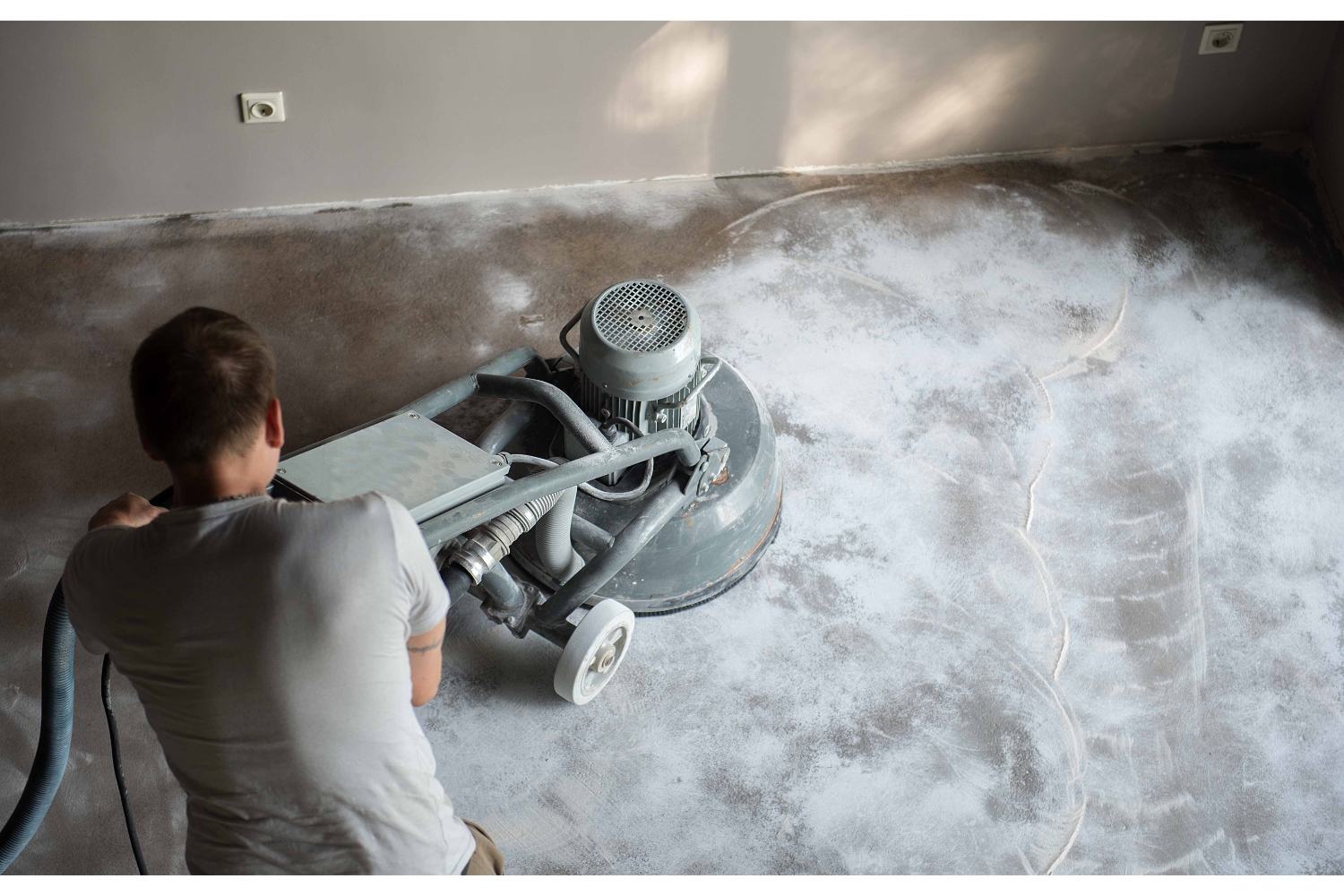 Buffing and Polishing Stone Floors