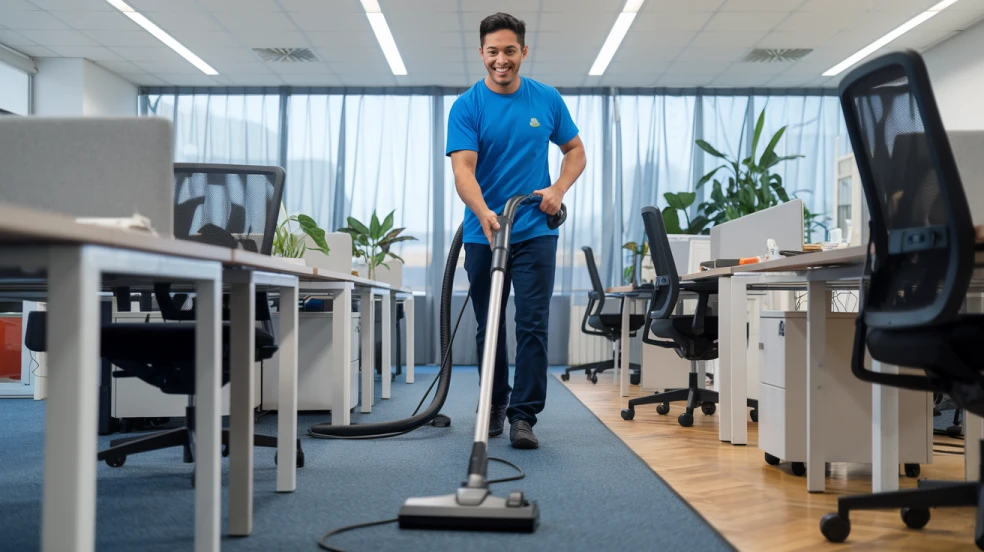 commercial_carpet_cleaning Professional commercial carpet cleaning service in modern office workspace